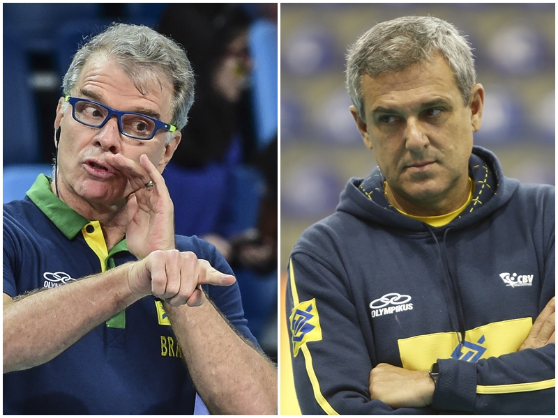 Bernardinho e José Roberto Guimarães: lista fechada. | /