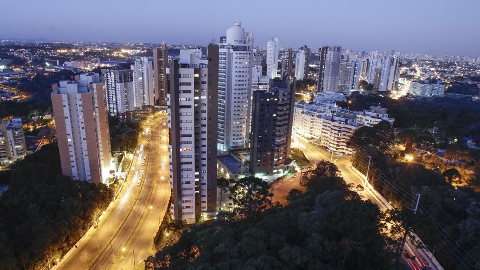Vista geral do Mossunguê, bairro onde furtos cresceram quase 40% nos três primeiros meses deste ano | Daniel Castellano/Gazeta do Povo