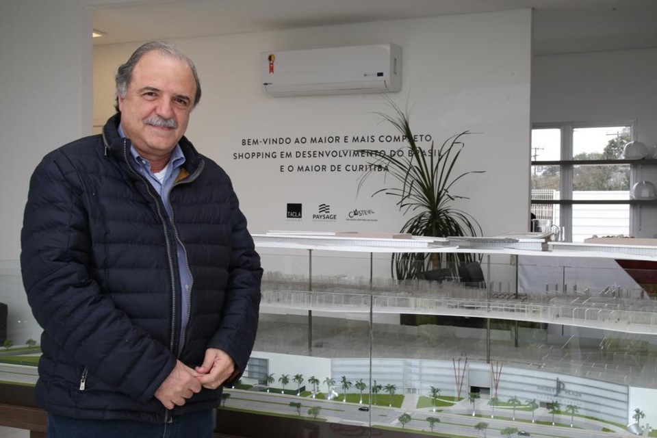 “A alteração [da data de inauguração] vai ser saudável para o negócio”, diz Aníbal Tacla. | Aniele Nascimento/Gazeta do Povo
