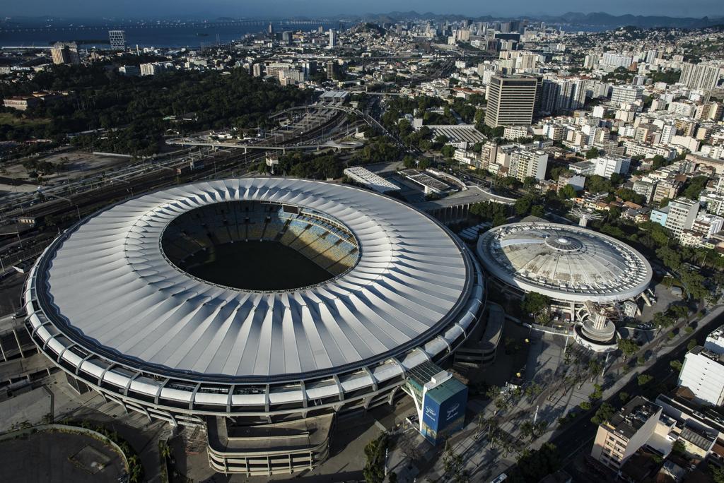 Maracanã, palco da abertura, dia ⅝. | Pedro Martins/Agif/Folhapress