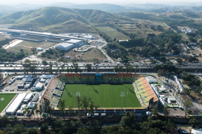 Centro Olípico de Tiro: local para as provas de tiro esportivo | YASUYOSHI CHIBA/AFP