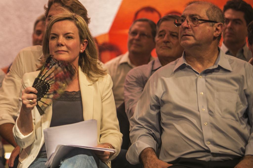 Gleisi com Paulo Bernardo: alvos da Operação Lava Jato. | Marcelo Andrade/Gazeta do Povo