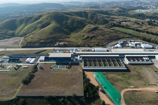 Detalhe do Centro Olímpico de Tiro | YASUYOSHI CHIBA/AFP