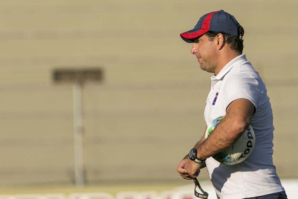 O técnico Marcelo Martelotte espera uma vitória do Tricolor contra o Tupi. | Marcelo Andrade/Gazeta do Povo