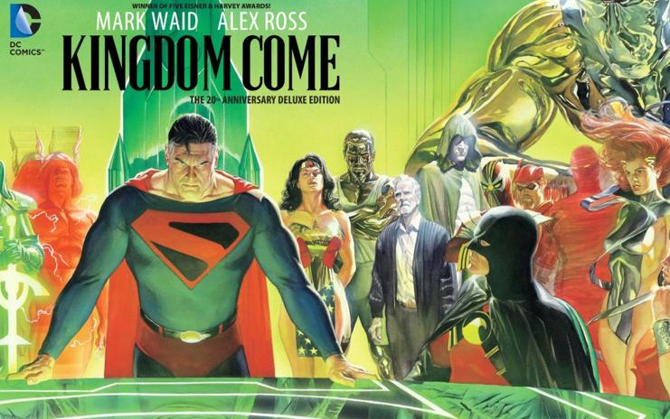 Capa da edição americana de “O Reino do Amanhã”: fábula moral | DC Comics/ Divulgação