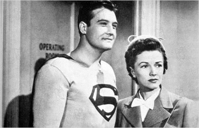 Noel Neill e George Reeves em “As Aventuras do Superman | Divulgação