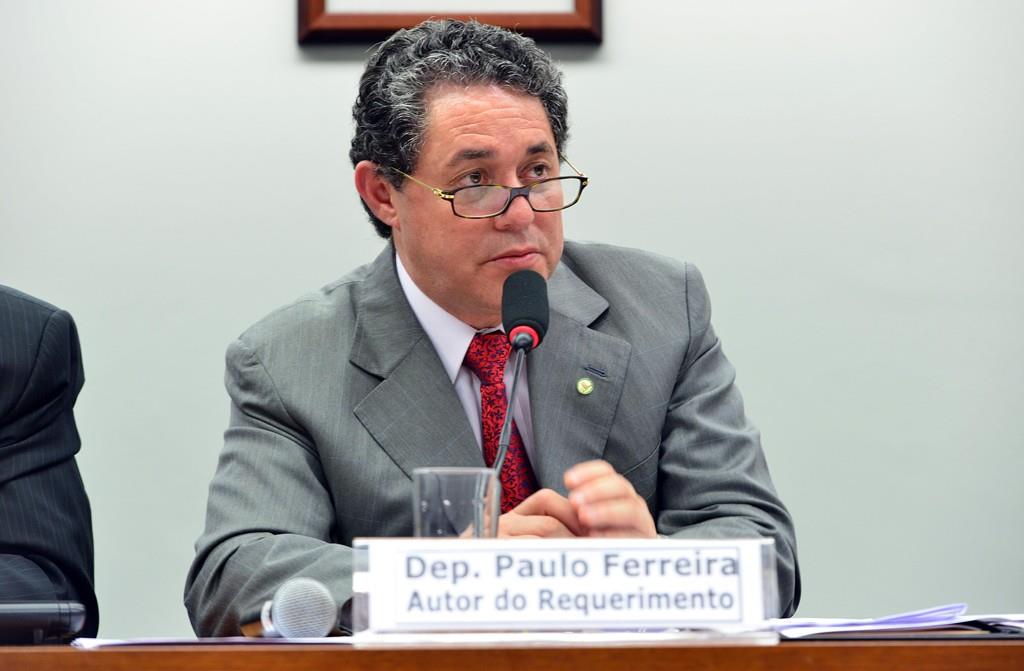 Paulo Ferreira, ex-tesoureiro do PT, em evento na Câmara dos Deputados em junho de 2013 para discutir a “Cadeia Produtiva da Economia do Carnaval” | Nilson Bastian/Câmara dos Deputados