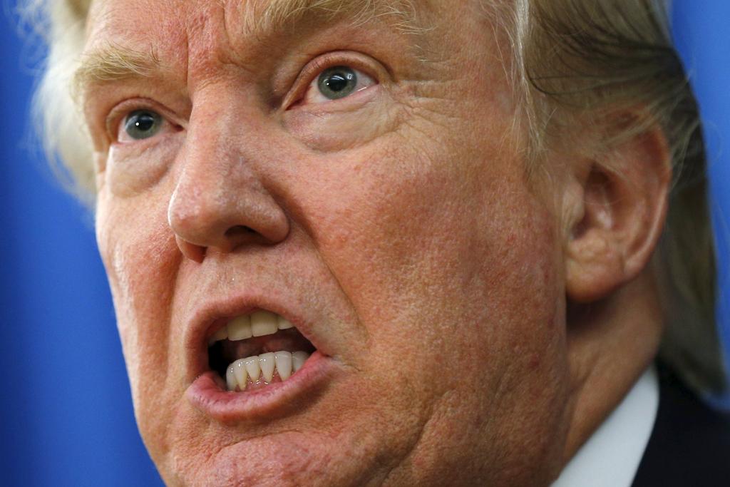 Donald Trump, candidato republicano à presidência dos EUA: “Sua retórica e suas propostas políticas excluem, denigrem e prejudicam mexicanos e latinos, negros, muçulmanos, a comunidade LGBTQ, as mulheres, os que lhes proporcionam cuidados médicos, os asiáticos, os refugiados, os deficientes e a classe trabalhadora”, dizem os artistas | Brian Snyder/Reuters