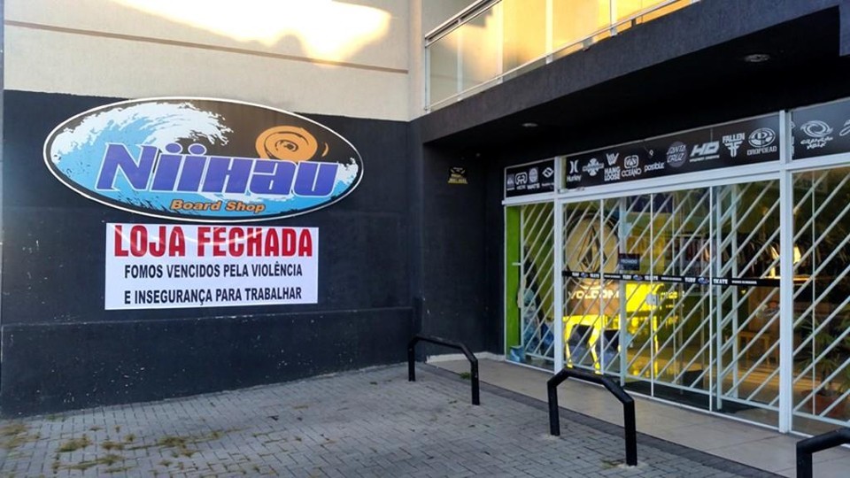 Loja fecha em Araucária após três furtos e dois assaltos | /Arquivo Pessoal