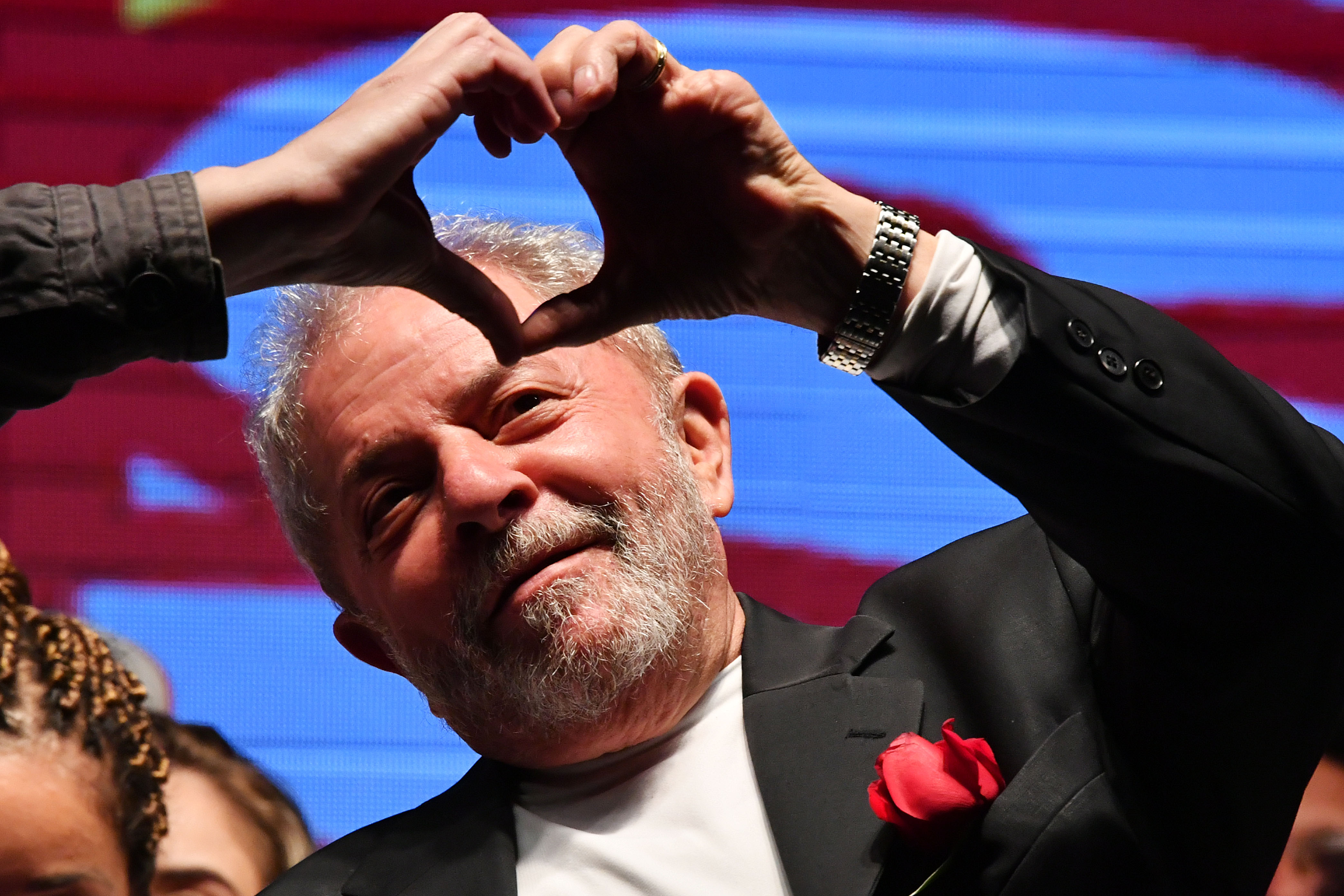 Lula participou do 18º Congresso da União da Juventude Socialista (UJS) na noite de sexta-feira (29) | NELSON ALMEIDA/AFP