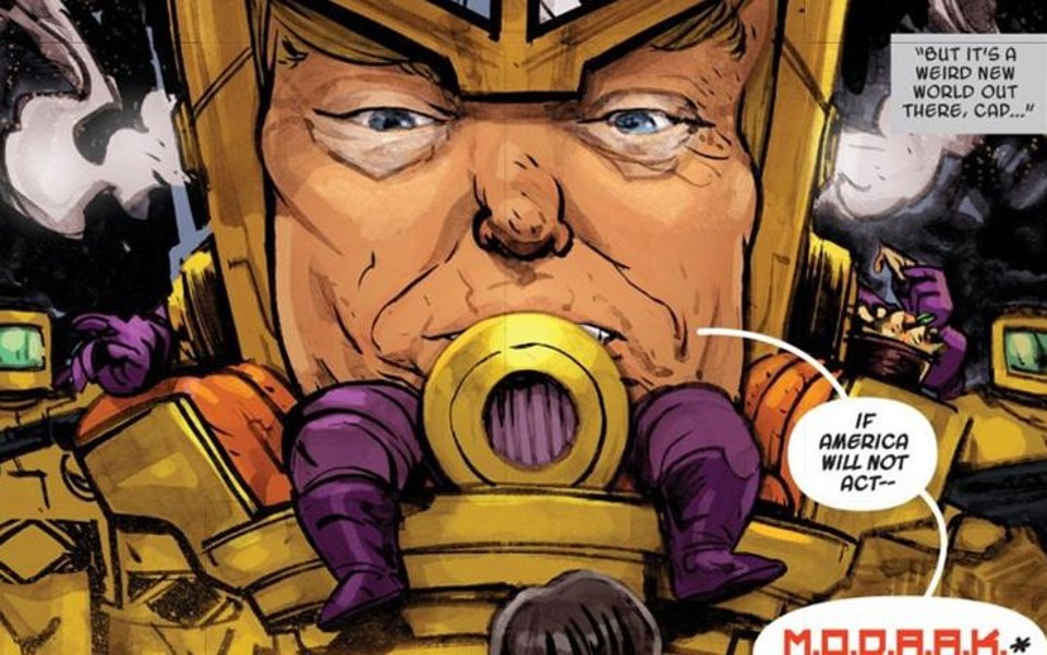 Novo vilão à imagem e semelhança de Donald Trump. | Reprodução/