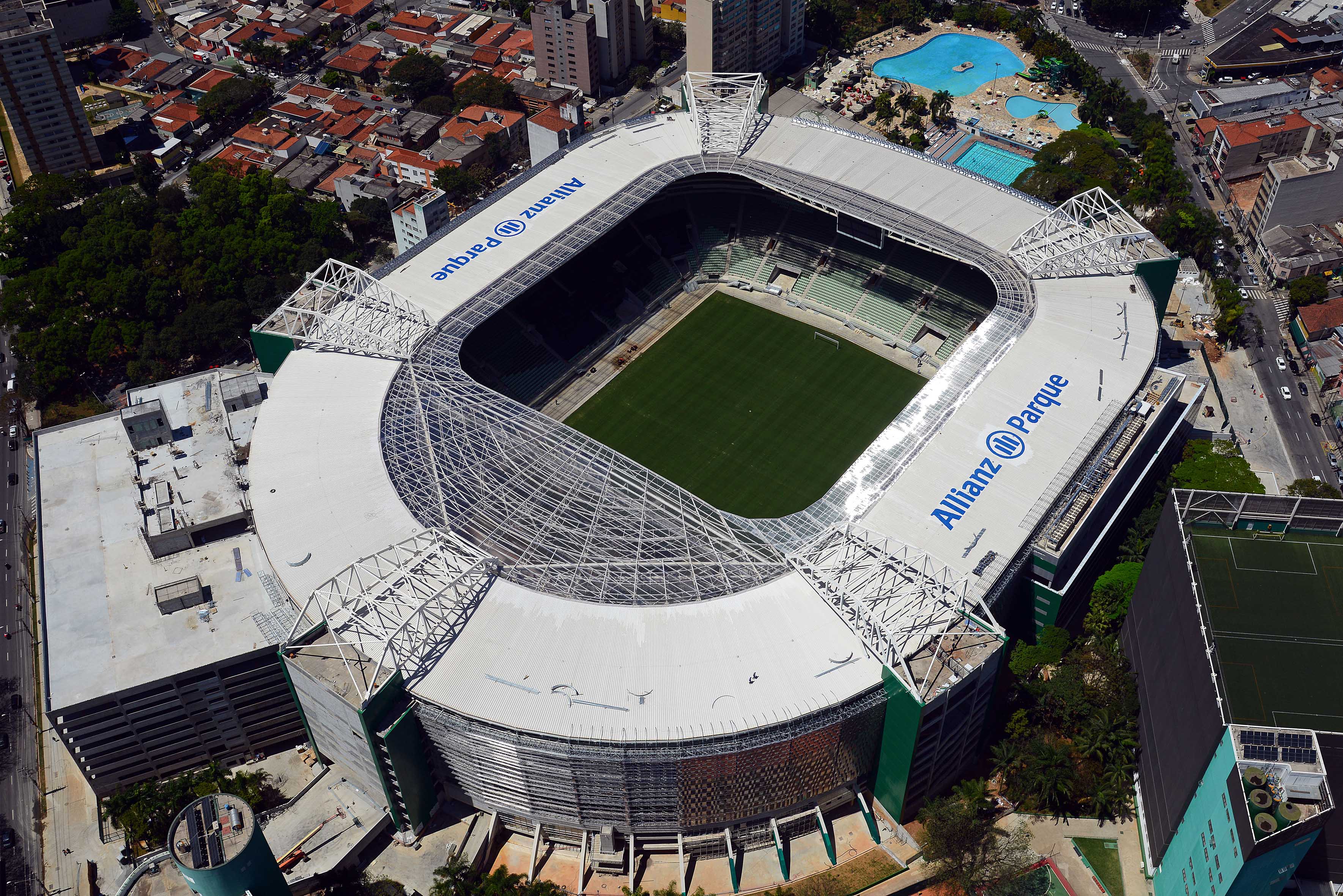 A Arena Allianz Park, o novo estádio do Palmeiras, inaugurado no final de 2014, na zona oeste da cidade., tem sido motivo de transtorno e frequentes reclamações por parte dos moradores da região. | Thiago Fatichi/Allianz Parque