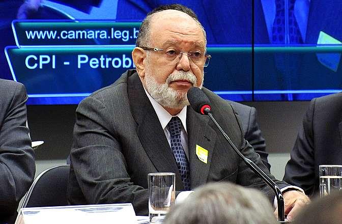 Léo Pinheiro, presidente da OAS, depõe na CPI da Petrobras, em 2015 | Zeca Ribeiro / Câmara dos Deputados/Arquivo/