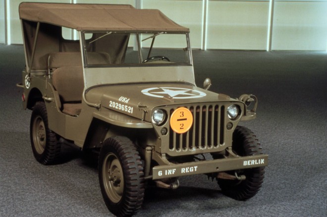 Willys MB de 1943: carro usado para reconhecimento de terrenos . | Daimler-Chrysler/Wieck