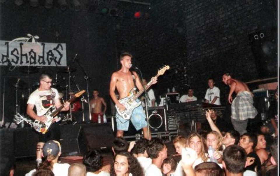 Pinheads em ação nos anos 1990. | Arquivo pessoal./