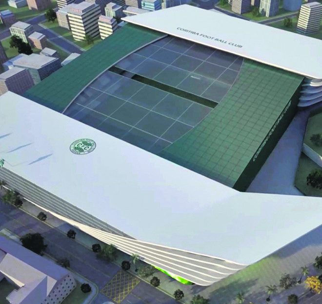 Projeto de novo estádio para o local do Couto Pereira tem teto móvel | Divulgação