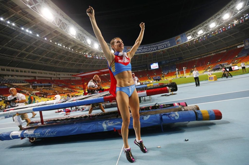Além de Yelena Isinbayeva, lenda do salto com vara, outras estrelas podem ficar fora dos Jogos, | DBA//JG/KAI PFAFFENBACH