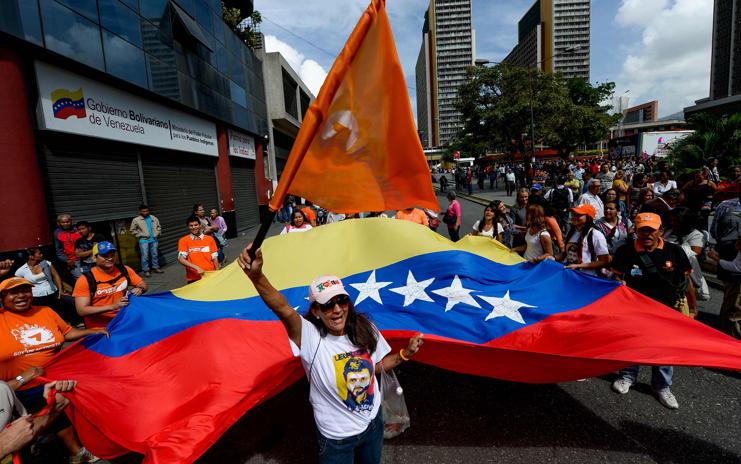 Oposição venezuelana organizou protesto em Caracas nesta quinta | FEDERICO PARRA/AFP
