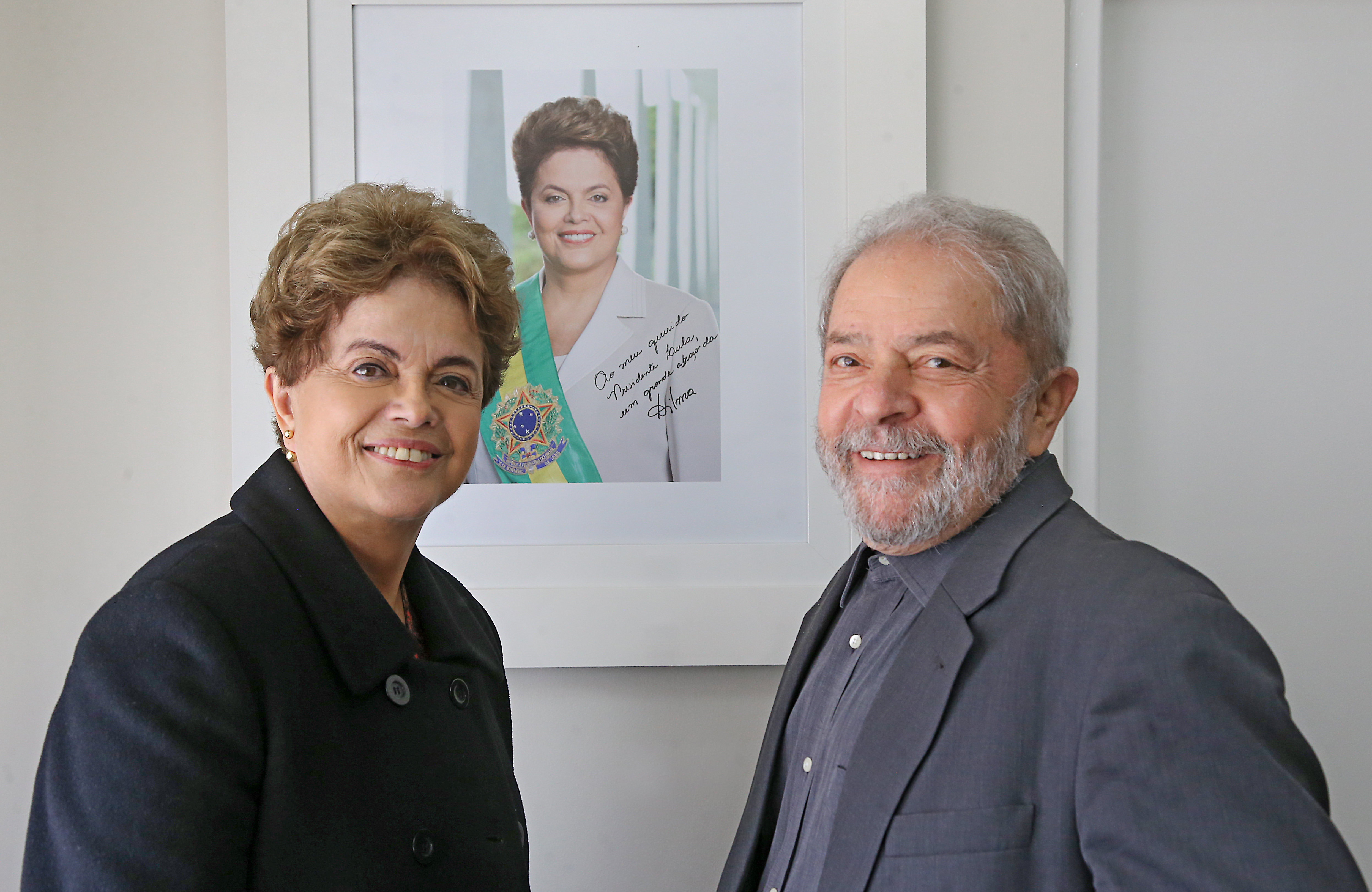 Dilma (à esq.) e Lula durante um encontro em São Paulo | Ricardo Stuckert/Instituto Lula