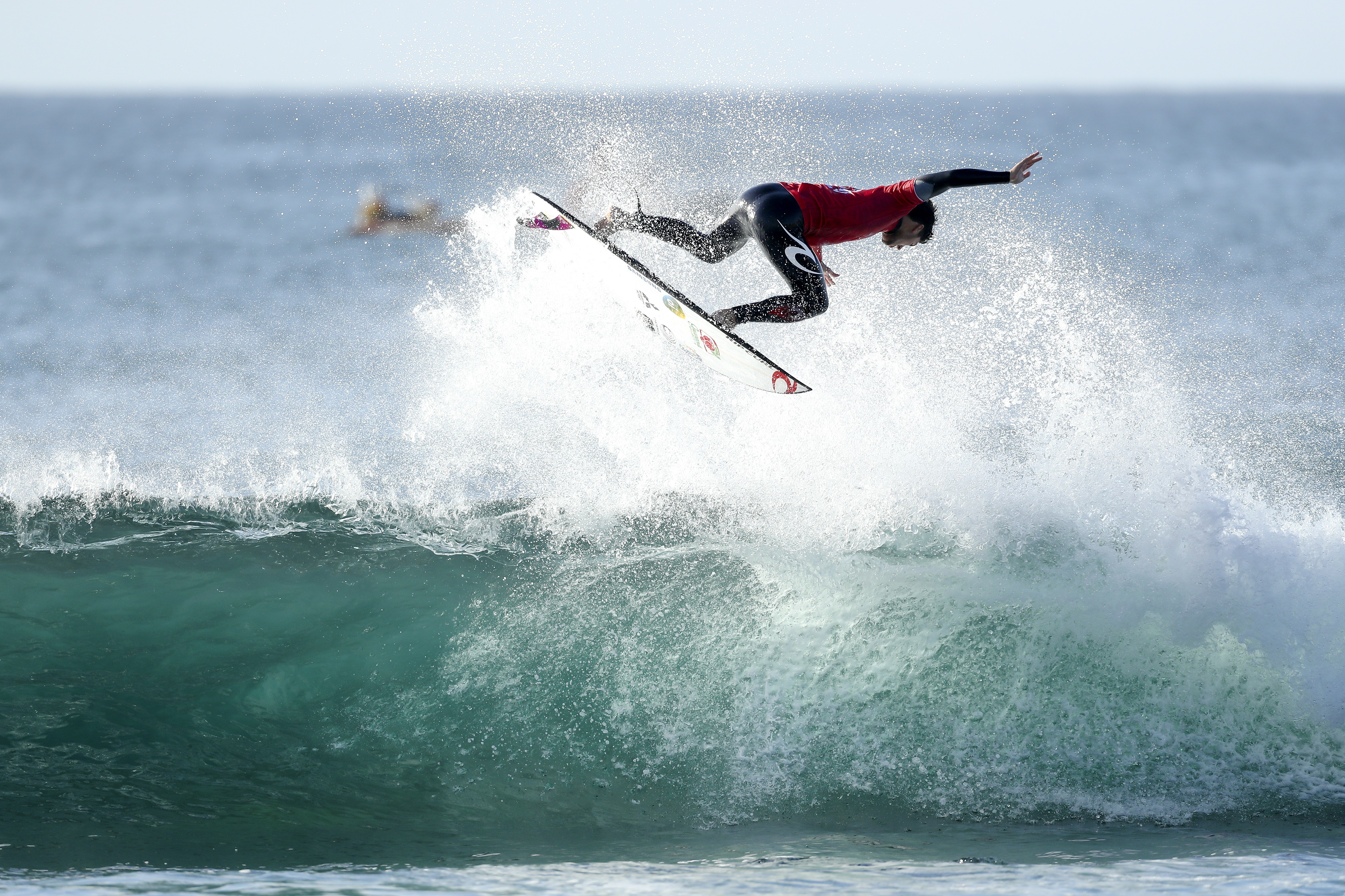 Gabriel Medina venceu Mineirinho por 15,03 contra 12,40 pontos. | Kelly Cestari/© WSL / Cestari