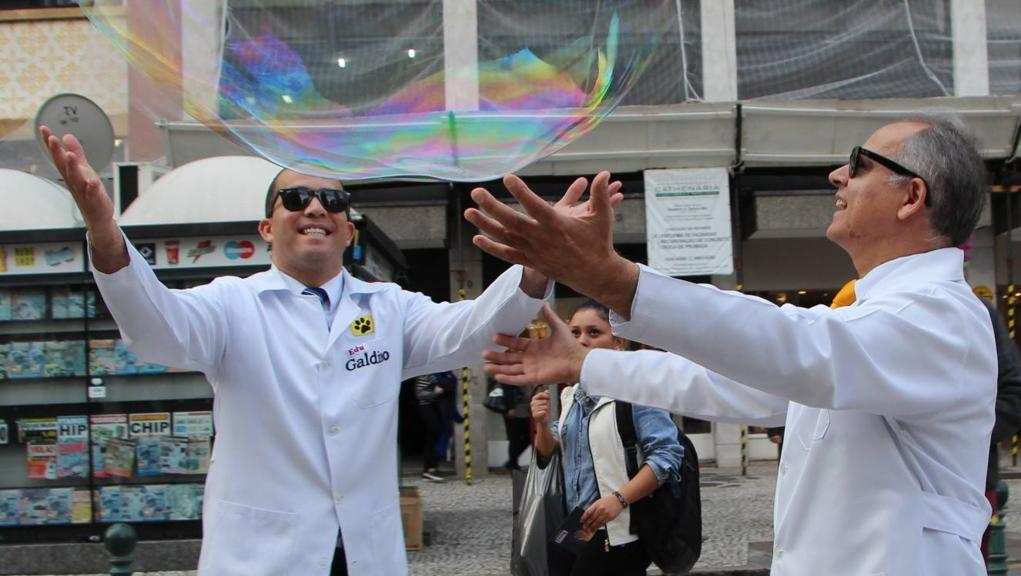 Professores Galdino, Eduardo e original João. | Divulgação/