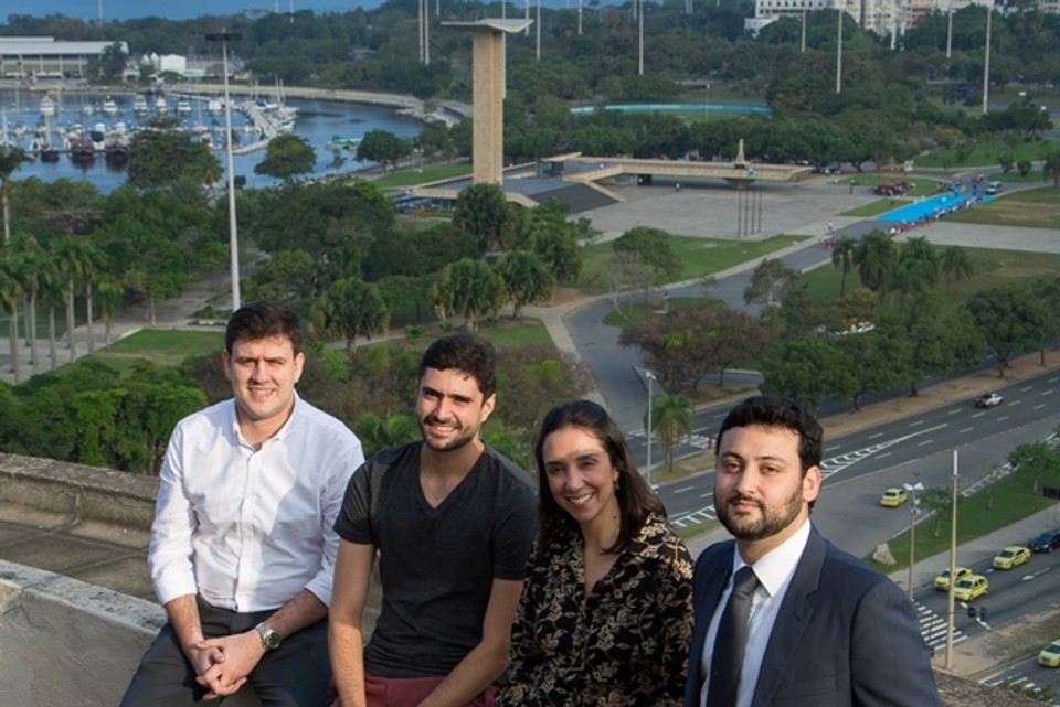 Cadu Lacerda (diretor de Planejamento); André Cytryn (diretor de Tecnologia ),Carla Gama (diretora de Relacionamento) e Bruno Feigelson - CEO | Divulgação