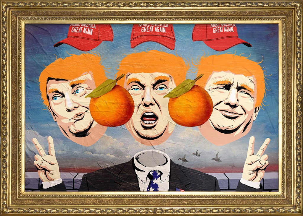 Donald Trump: surrealismo da campanha ganha representação artística made in Curitiba