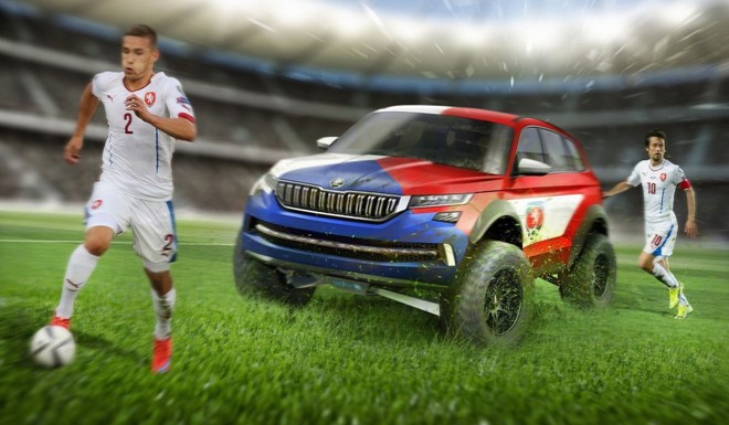 A República Tcheca rodou de Skoda VisionS Concept, que dará origem ao SUV Kodiaq. |
