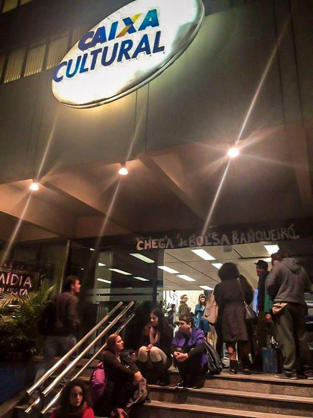 Ocupação na noite de sexta-feira: shows e projeções de filmes fazem parte da ocupação. | /Divulgação