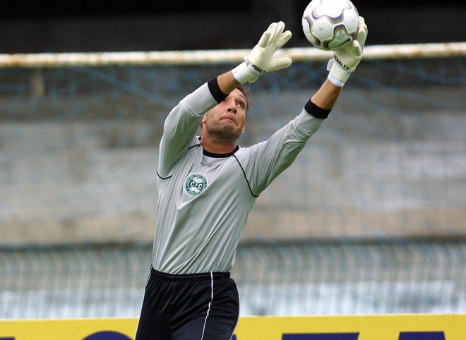 Durante treino no Couto, em 2003. | RODOLFO BUHRER/Gazeta do Povo