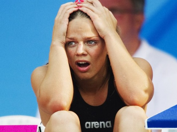 Bronze em Londres-2012, a nadadora Yulia Efimova foi barrada por ter histórico com doping | /AFP