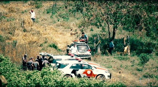 Local onde corpo de aluna foi encontrado em 2015 | TV Globo/Reprodução