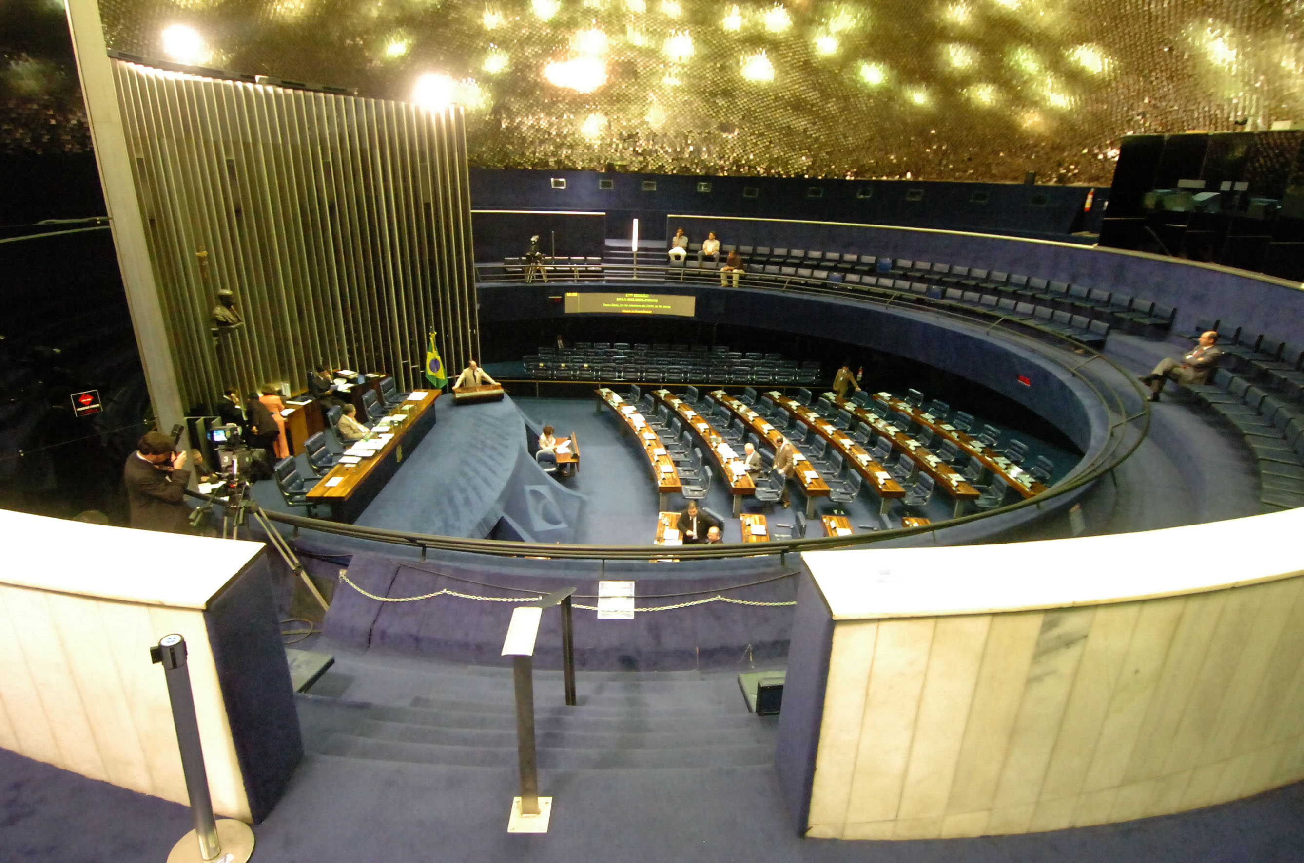 Plenário do Senado: planos para trabalhar só segunda e terça-feira. | José Cruz/ABr/Arquivo/