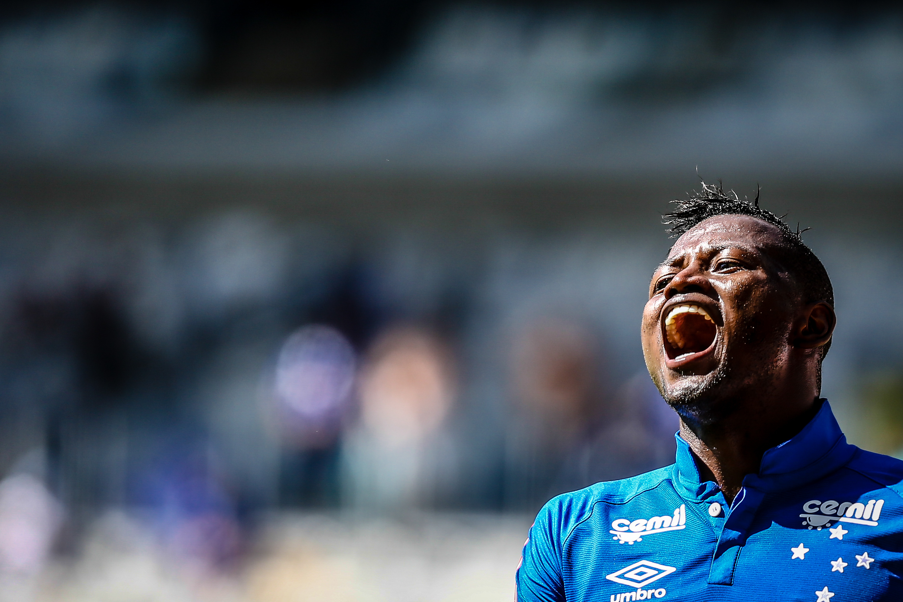 Riascos perdeu a cabeça e foi rifado do Cruzeiro. | /Cristiane Mattos/Futura Press