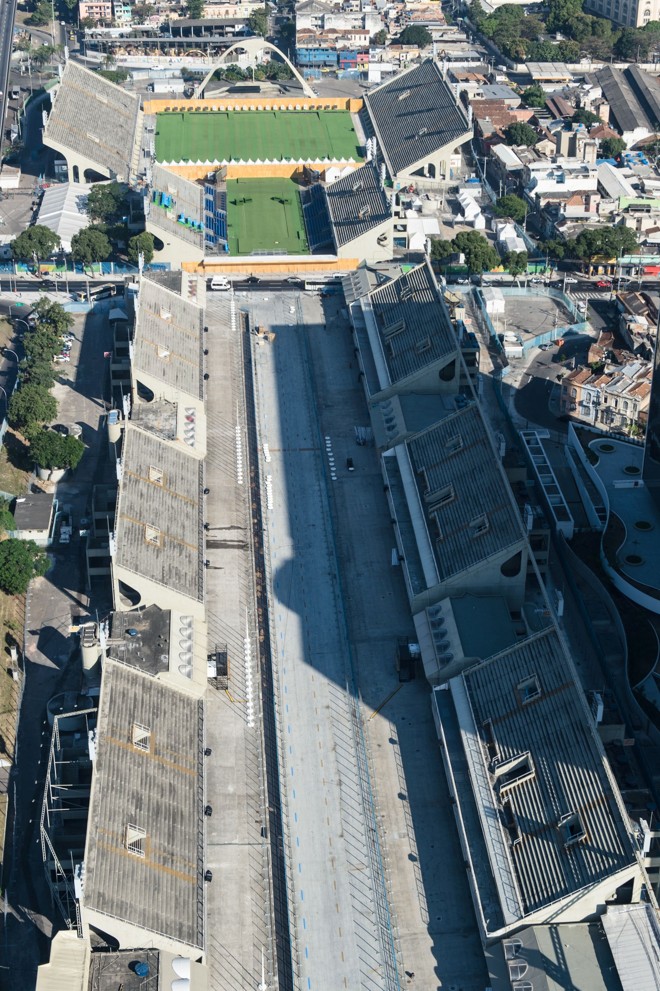 O Sambódromo carioca receberá eventos de tiro com arco e a maratona | YASUYOSHI CHIBA/AFP