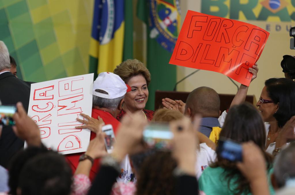 Presidente Dilma Rousseff (PT) faz campanha para derrubar o impeachment no Senado. | Lula Marques/Agência PT