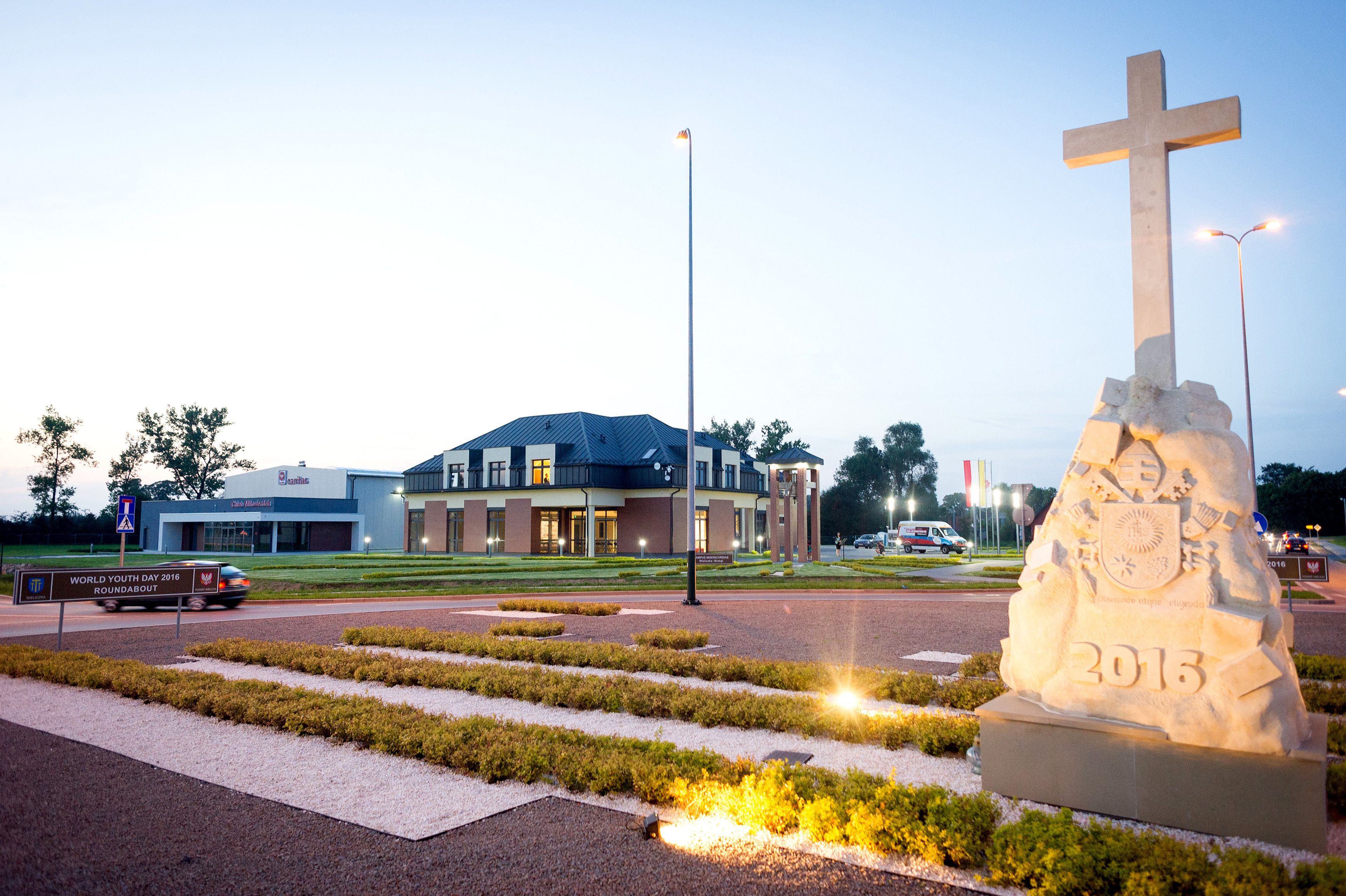 Câmpus da Misericórdia, em Cracóvia (Polônia), que será palco da Jornada Mundial da Juventude a partir da próxima terça-feira (26) | Bartosz Siedlik/AFP