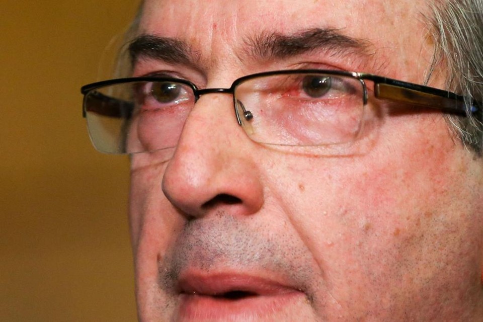 Cunha chorou durante a leitura da carta de renúncia | Marcelo Camargo/Agência Brasil