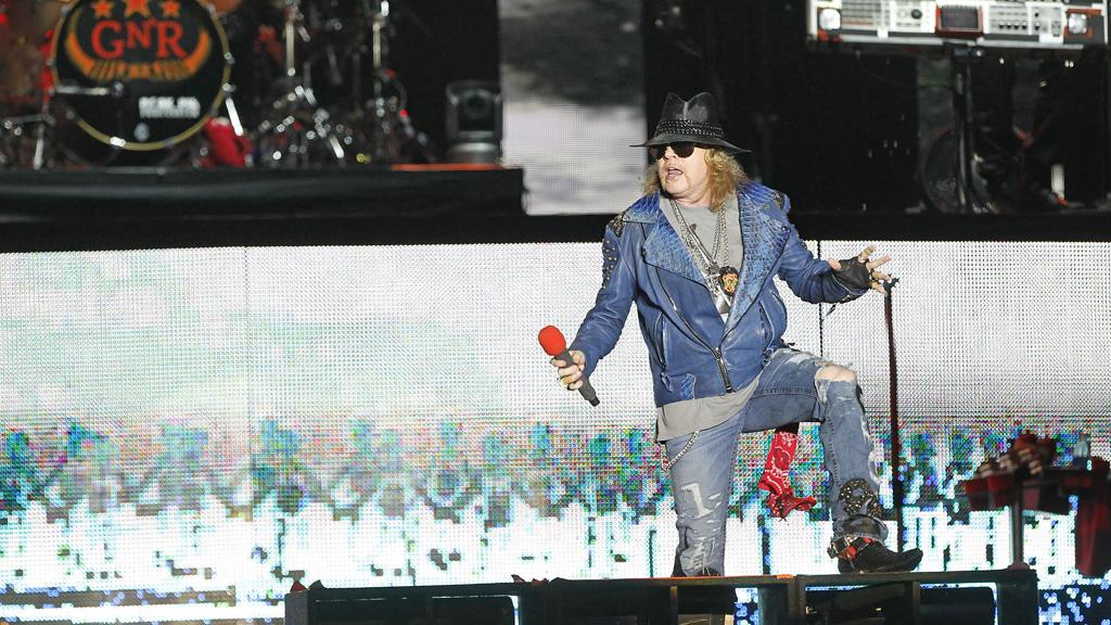 Axl Rose no show realizado em Curitiba em 2014 | Antônio More/
Gazeta do Povo