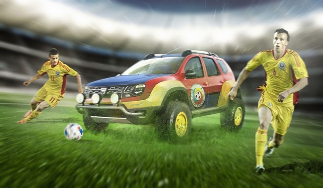 A Romênia contou com a participação do Dacia Duster. |
