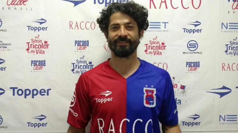Cristian está pronto para reiniciar sua terceira passagem pelo Tricolor. | Site oficial do Paraná Clube /