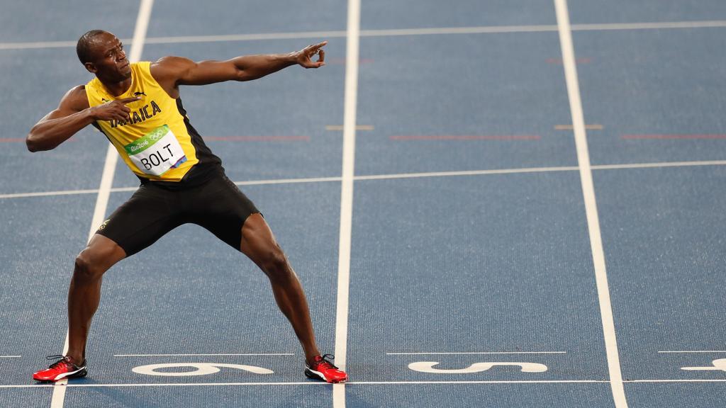 Usain Bolt deixou o Rio de Janeiro com três outros, somando nove ao todo em Jogos Olímpicos. | Fernando Frazão/Agência Brasil