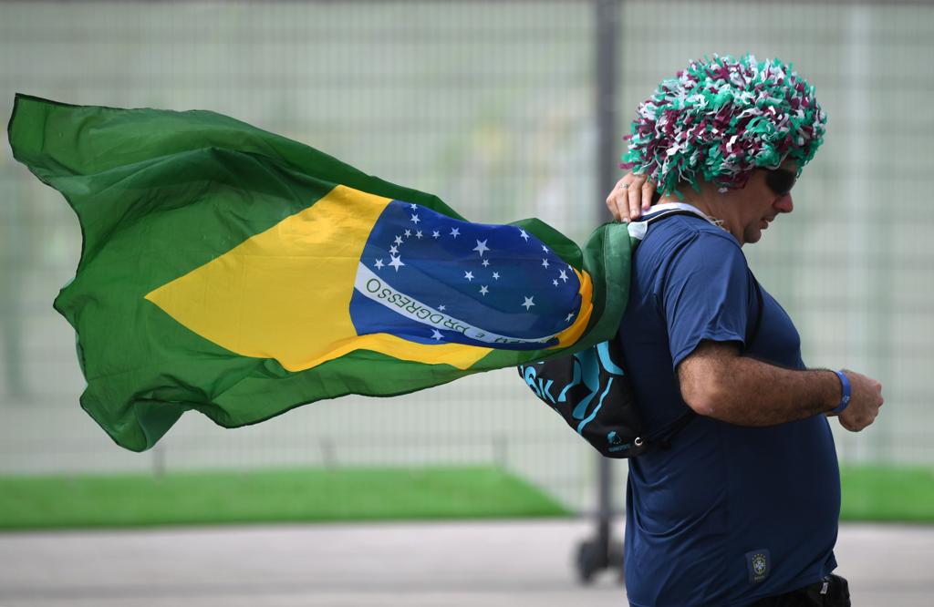 Juiz aceita pedido do Ministério Público e permite temporariamente protestos nas arenas olímpicas. | Martin Bernett/AFP