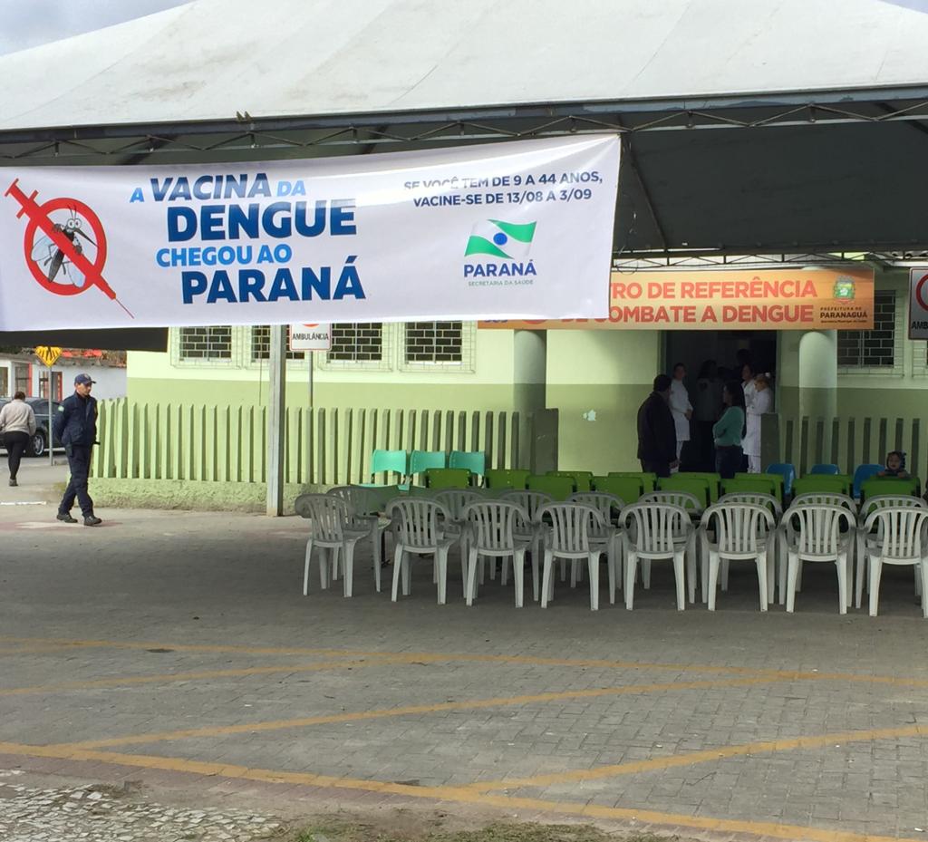 Paranaguá, município com maior incidência da doença no estado, recebeu 91 mil doses, mas o movimento está fraco. | Pierre Andrade/Gazeta do Povo