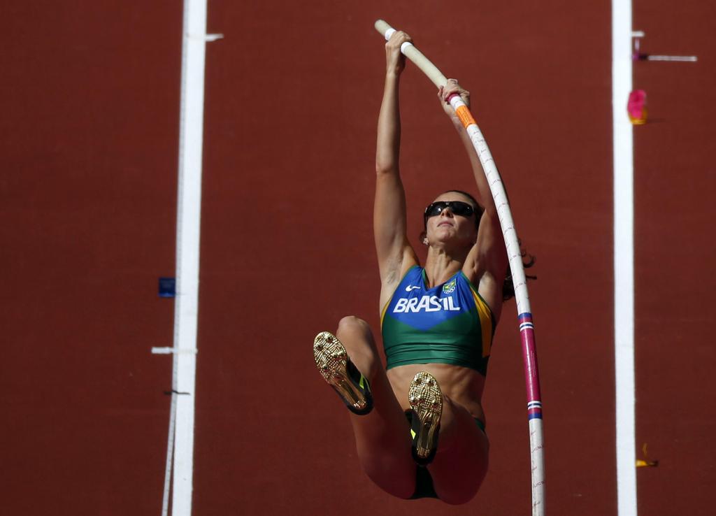 Fabiana Murer não foi bem nos Jogos do Rio e foi eliminada ainda na fase classificatória | CN/MARK BLINCH