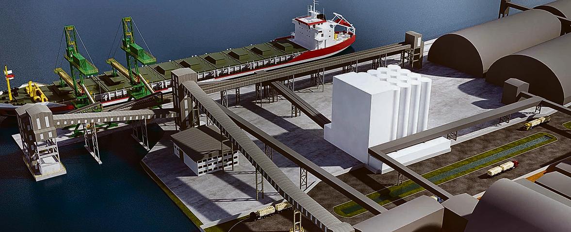 Imagens do projeto que prevê a ampliação do cais oeste do Porto de Paranaguá | Divulgação/Appa