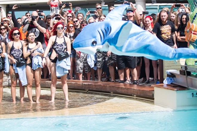 Os próprios músicos são os jurados dos concursos na picina. | André Smirnoff/Divulgação