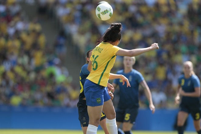 Brasil dominou a partida durante todo o tempo regulamentar e prorrogação | Albari RosaGazeta do Povo