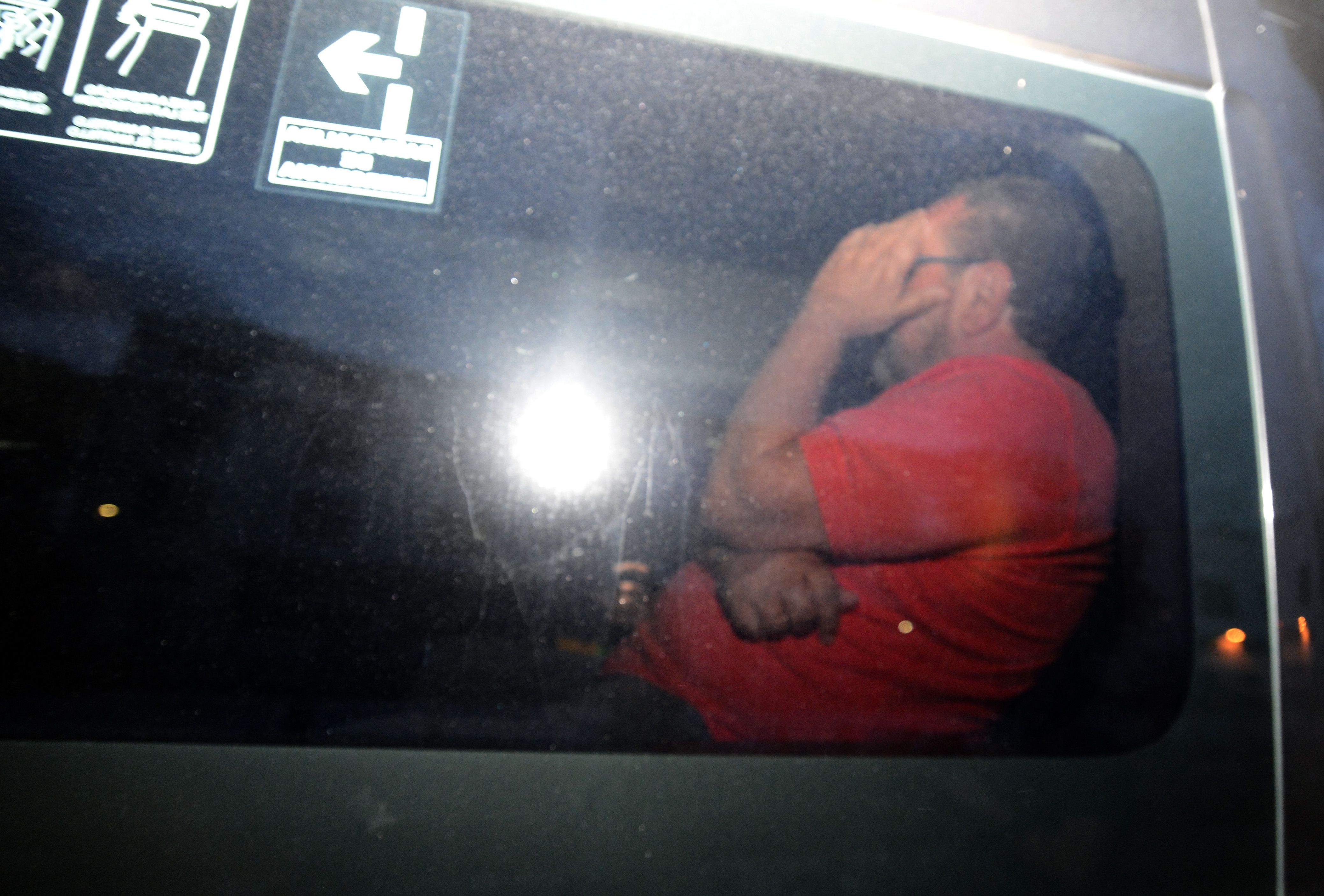 O empresário Zwi Skornicki durante a transferência para Curitiba | Fernando Frazão/Agência Brasil/Arquivo