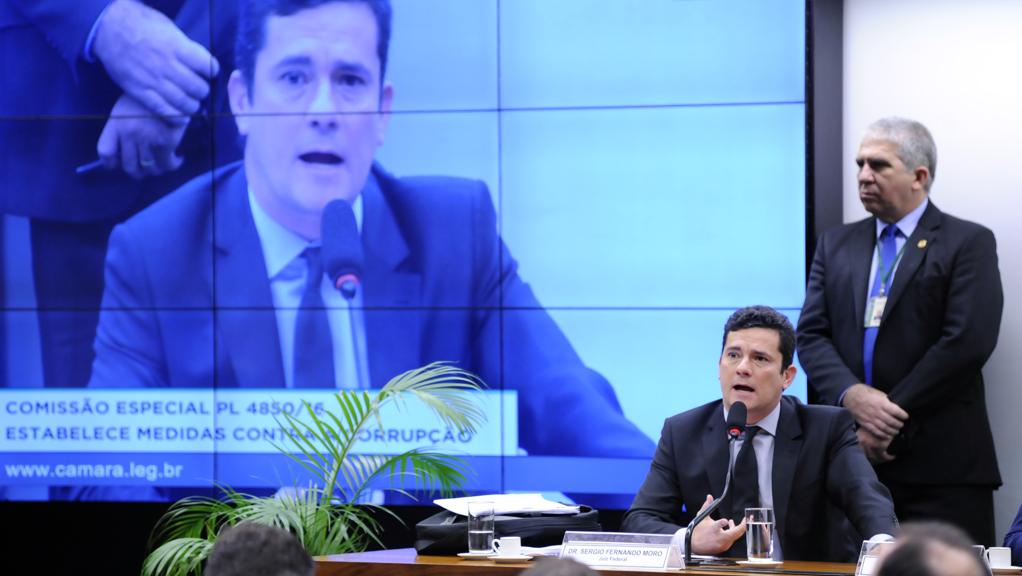Juiz Sergio Moro é responsável pela Operação Lava Jato em primeira instância. | Lucio Bernardo Jr/Câmara dos Deputados